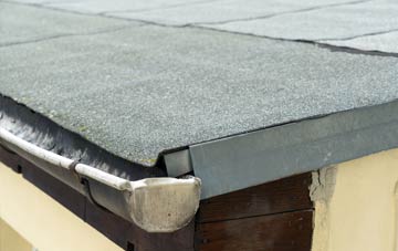 repair or replace Scethrog flat roofing?